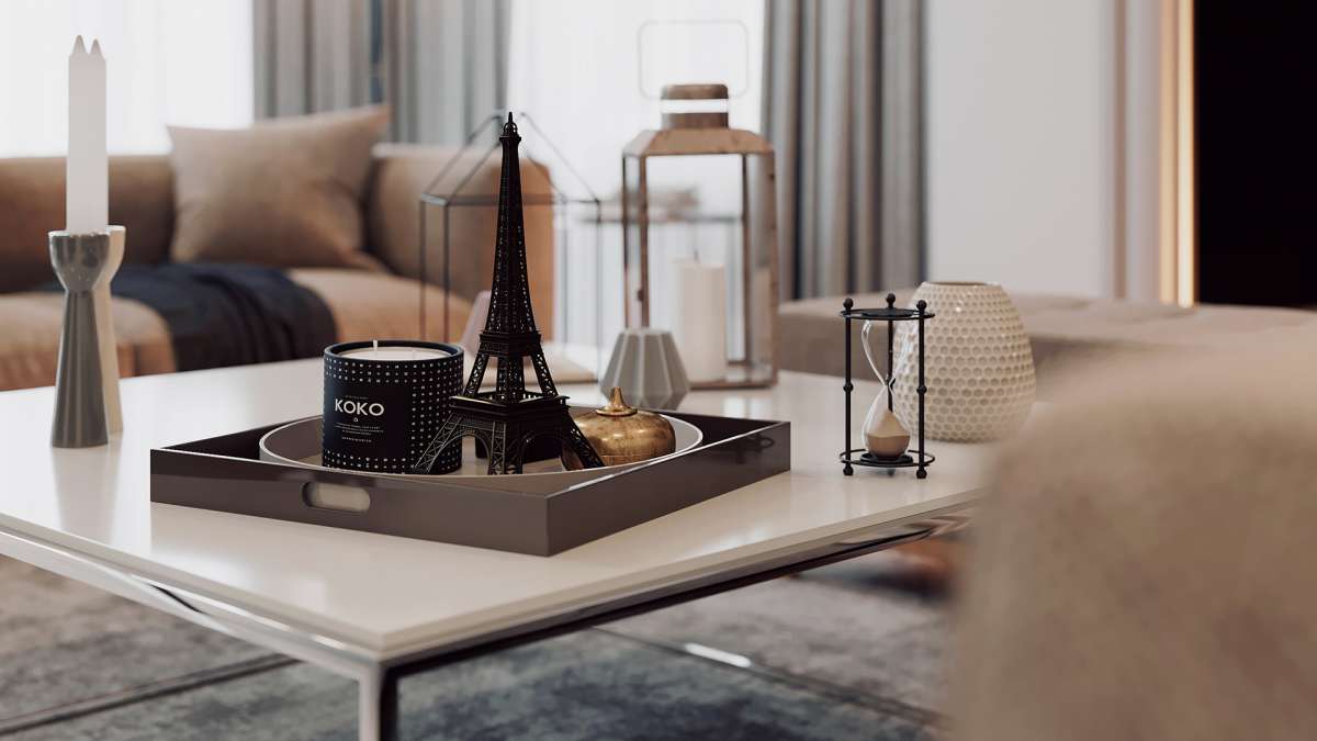 3d visualisation london living room