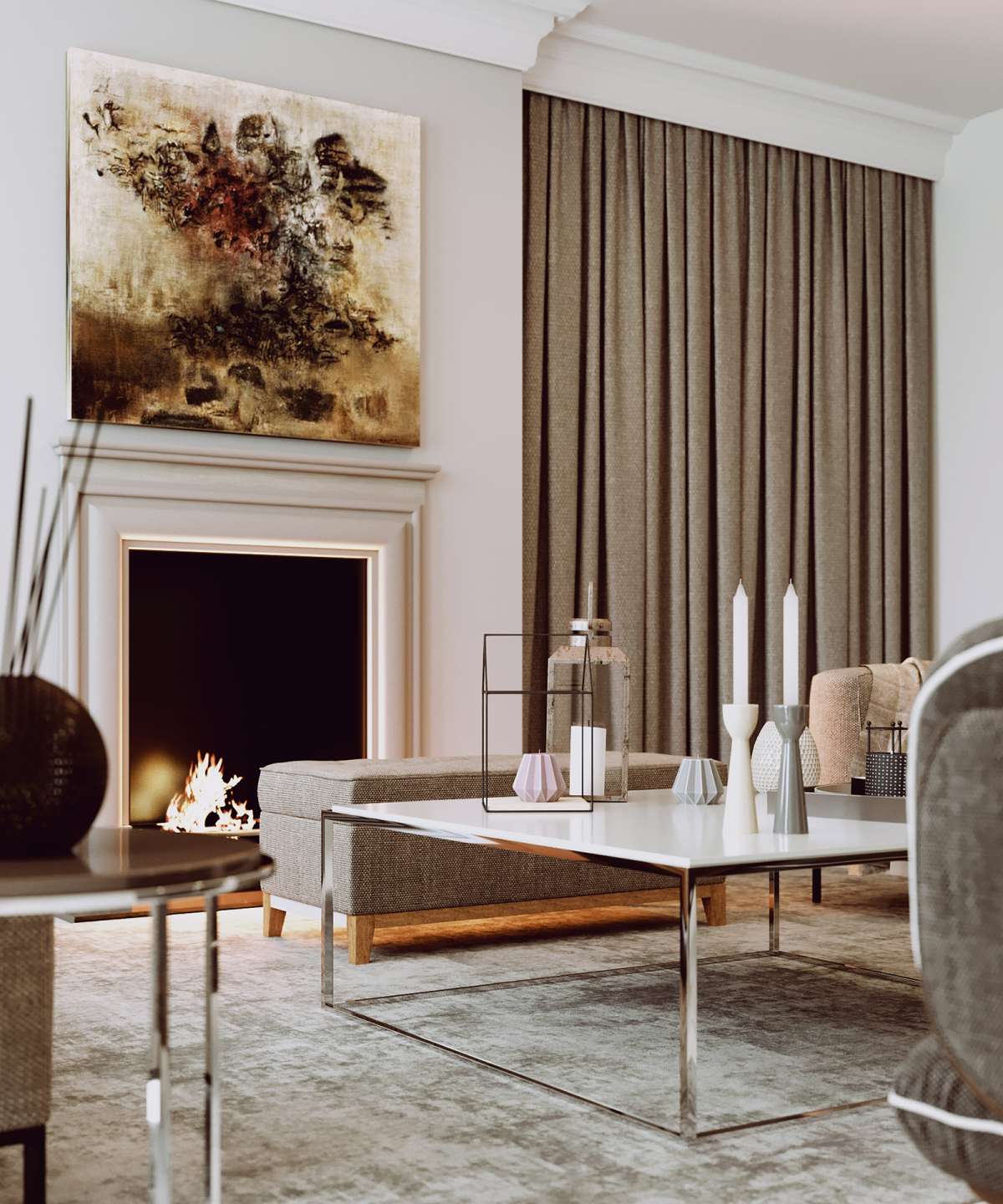 architectural visualisation london living room