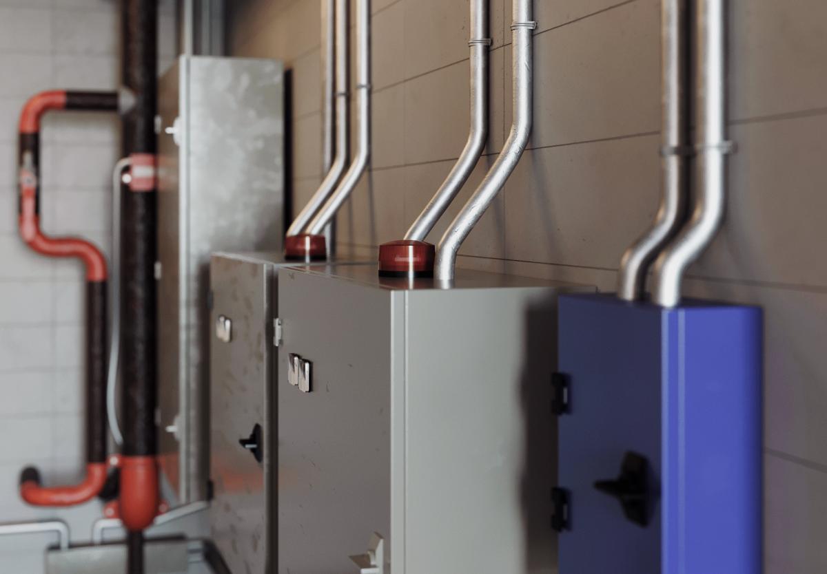 power room 3d render 